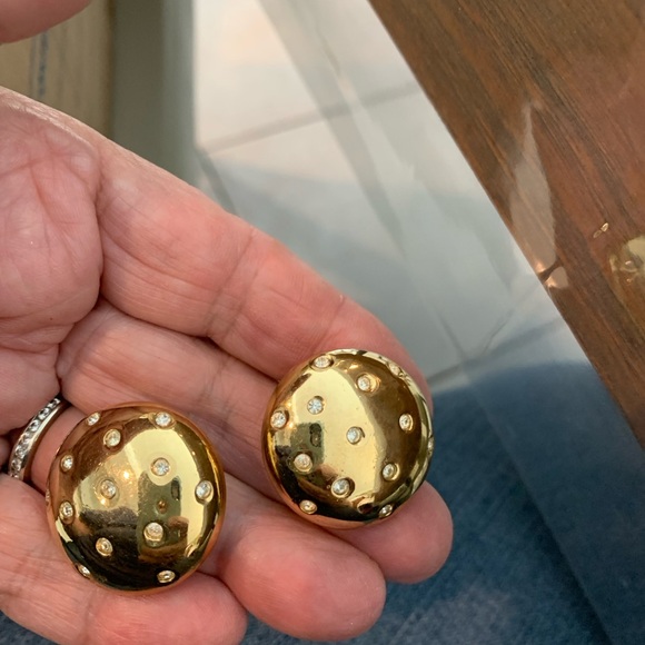 Jewelry - Givenchy Vintage Gold Studded Earrings